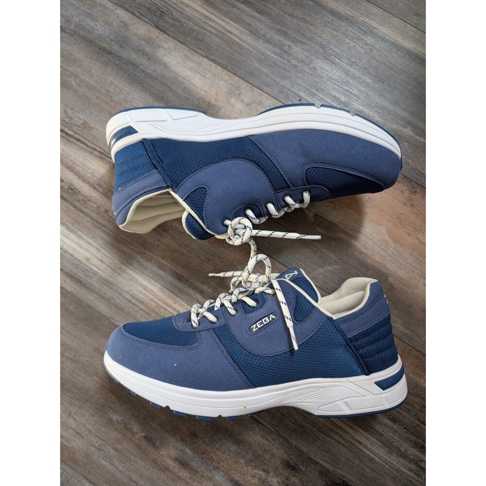 Zeba Men's Hands Free Slip-On Walking Navy Blue Size 13 Shoes Sneakers